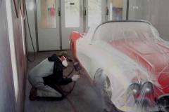 Frank Painting a car